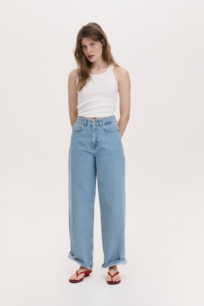 ДЖИНСИ РОЗСЛАБЛЕНОГО КРОЮ ПАЛАЦЦО 25 зображення